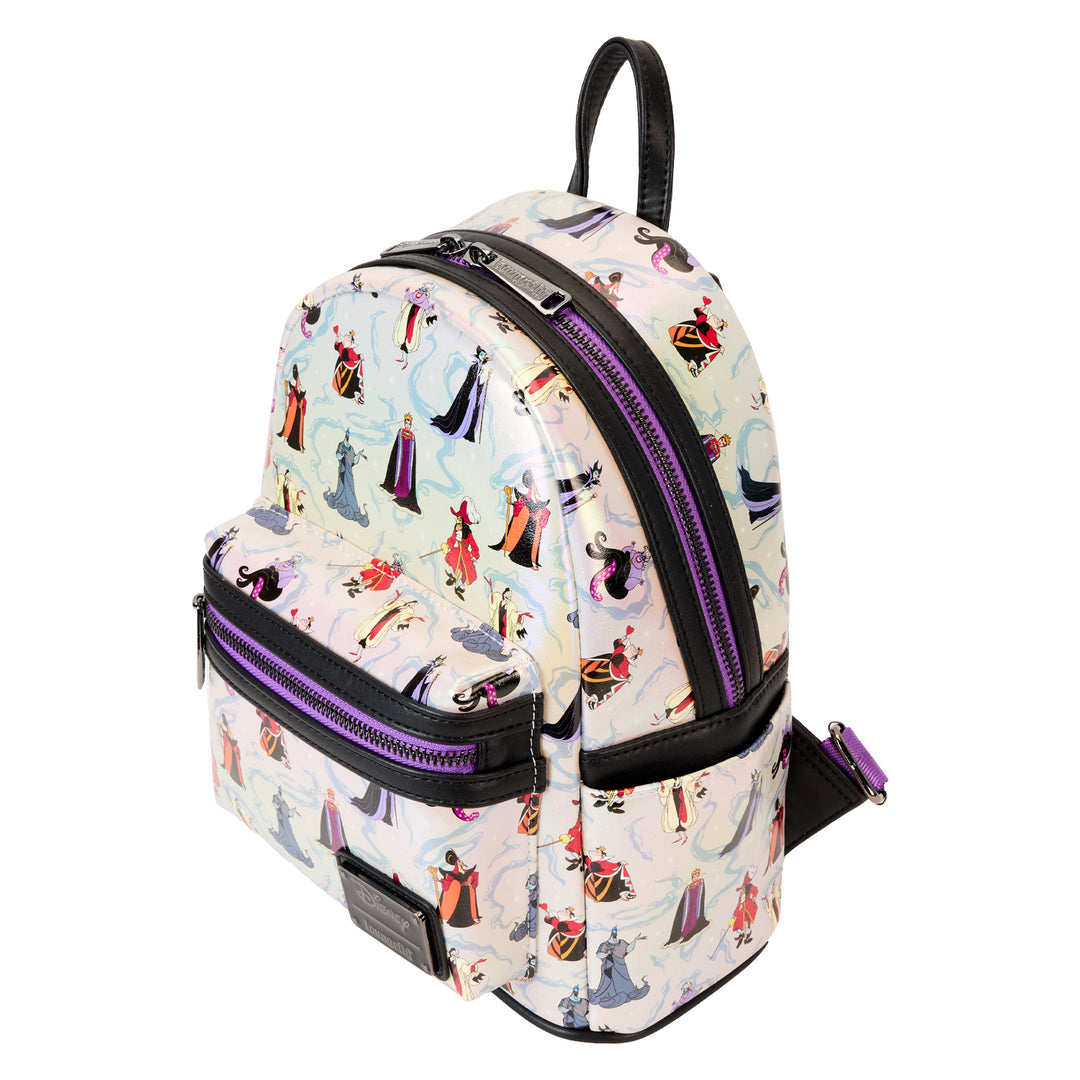 Loungefly Disney Villains Iridescent Mini Backpack