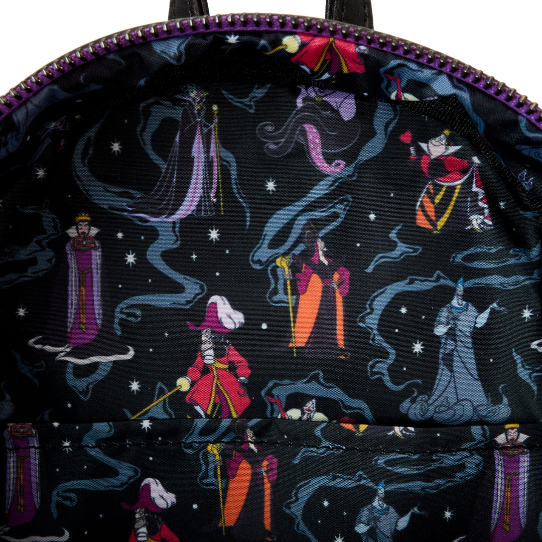 Loungefly Disney Villains Iridescent Mini Backpack