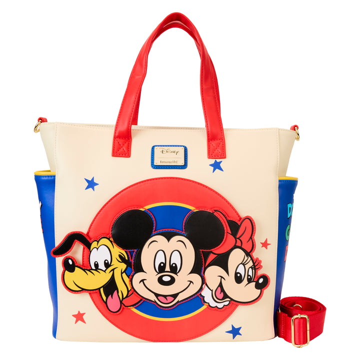 Loungefly Disney Mickey and Friends Convertible Backpack & Tote Bag