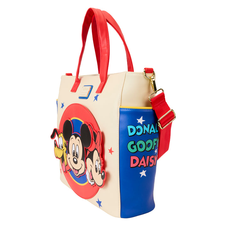 Loungefly Disney Mickey and Friends Convertible Backpack & Tote Bag