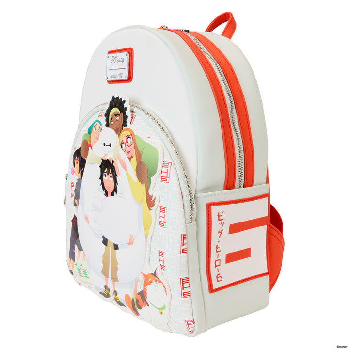 Loungefly Disney Big Hero 6 10th Anniversary Baymax Gang Mini Backpack