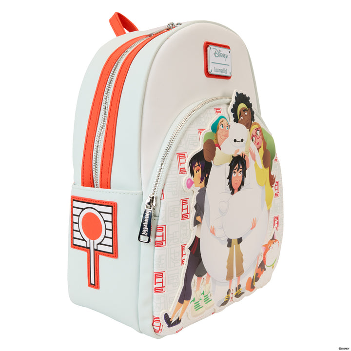 Loungefly Disney Big Hero 6 10th Anniversary Baymax Gang Mini Backpack