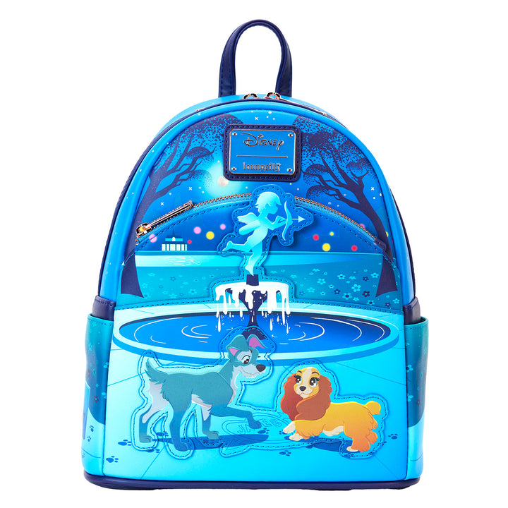 Loungefly Disney Lady and the Tramp 70th Anniversary Mini Backpack