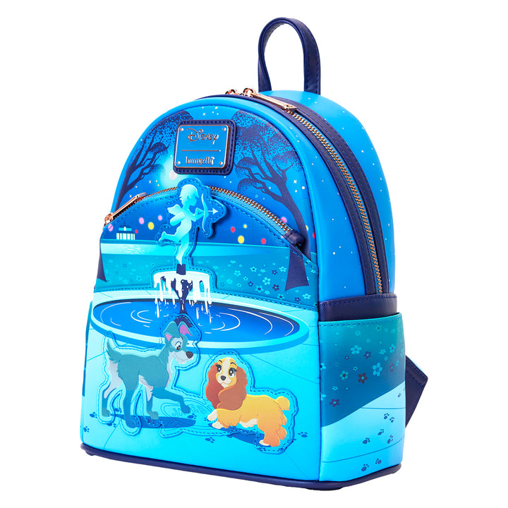 Loungefly Disney Lady and the Tramp 70th Anniversary Mini Backpack