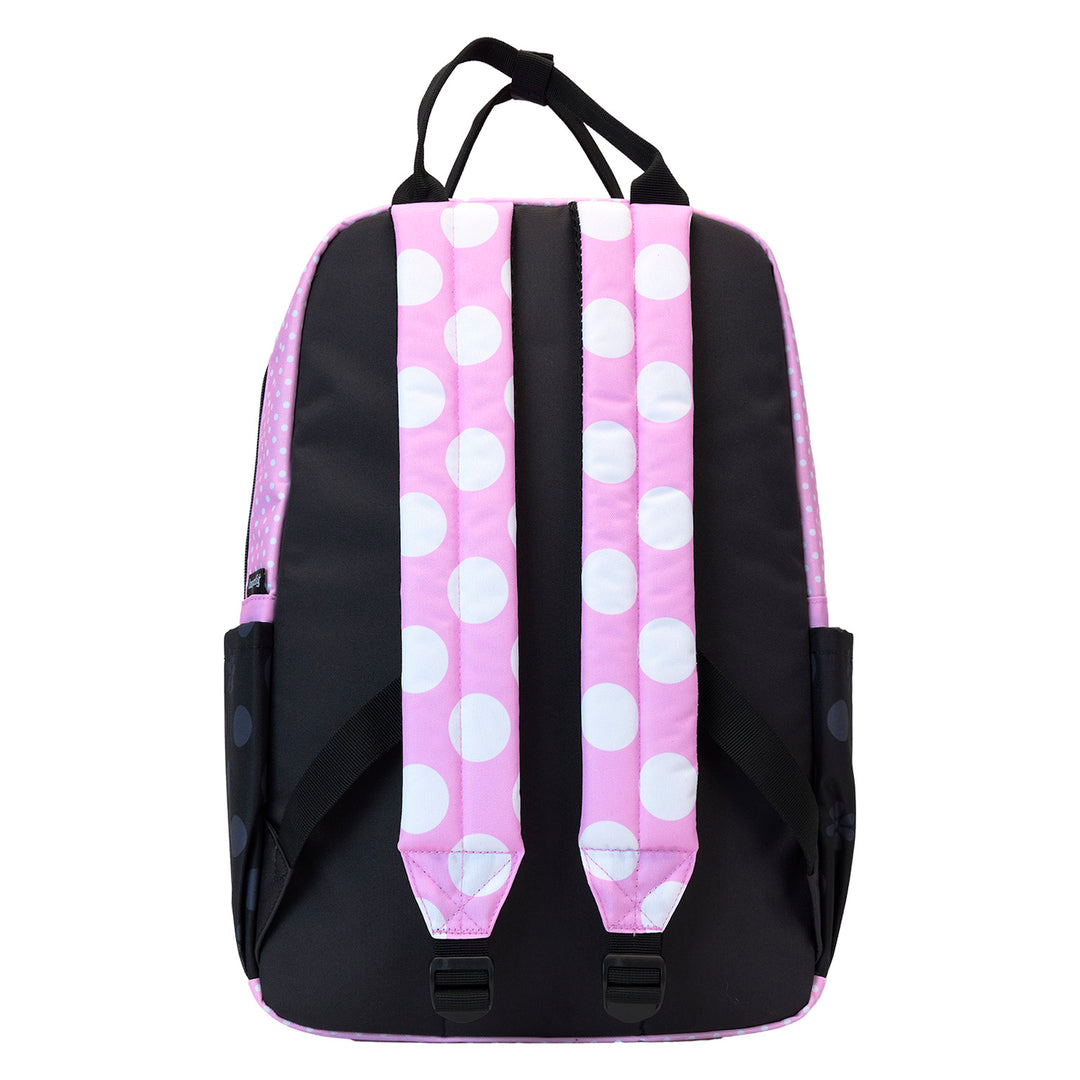 Loungefly Disney Minnie Rock the Dots Floral Full-Size Nylon Backpack