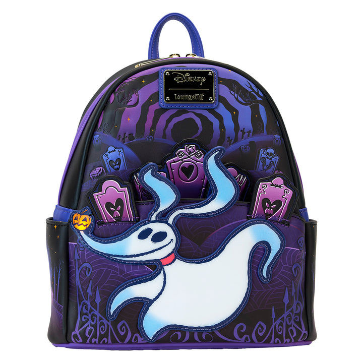 Loungefly Disney The Nightmare Before Christmas Zero Light-Up Mini Backpack