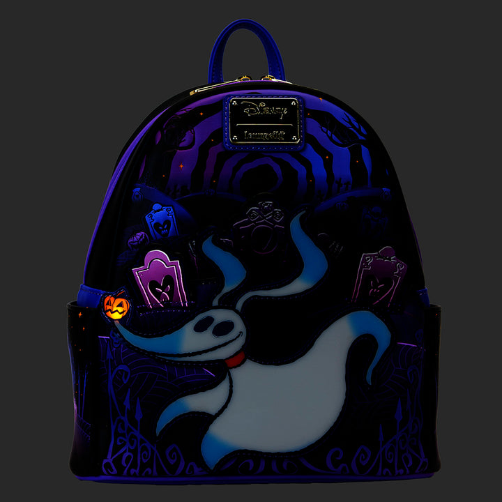 Loungefly Disney The Nightmare Before Christmas Zero Light-Up Mini Backpack