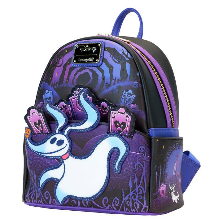 Loungefly Disney The Nightmare Before Christmas Zero Light-Up Mini Backpack