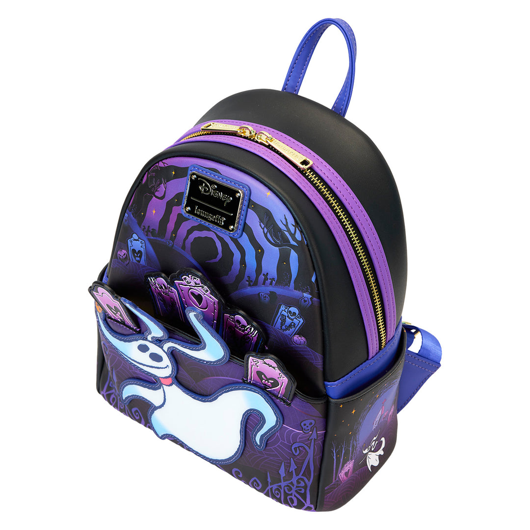 Loungefly Disney The Nightmare Before Christmas Zero Light-Up Mini Backpack