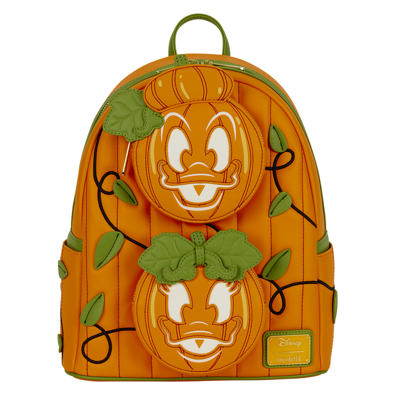 Loungefly Disney Donald & Daisy Jack-o'-Lantern Mini Backpack