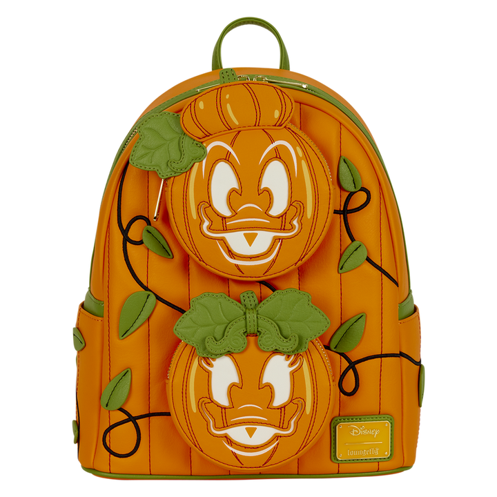 Loungefly Disney Donald & Daisy Jack-o'-Lantern Mini Backpack