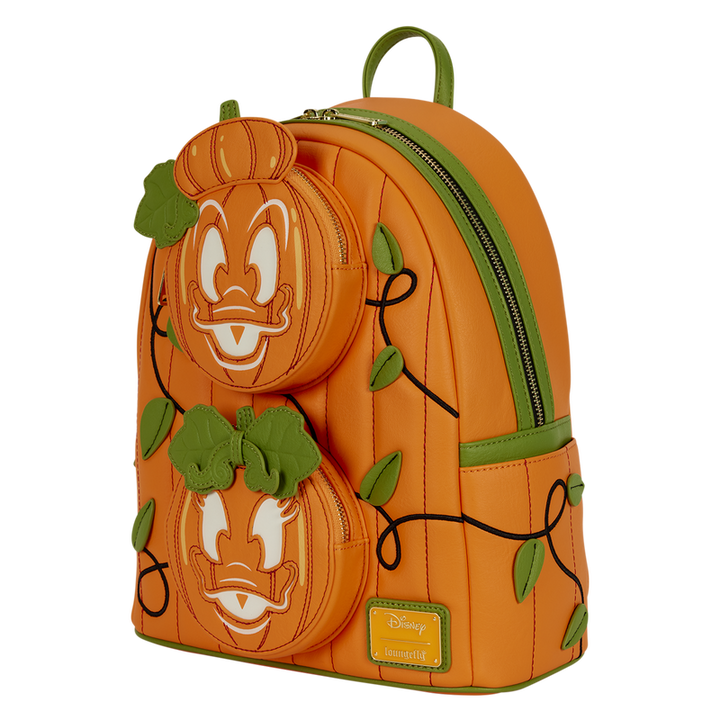 Loungefly Disney Donald & Daisy Jack-o'-Lantern Mini Backpack