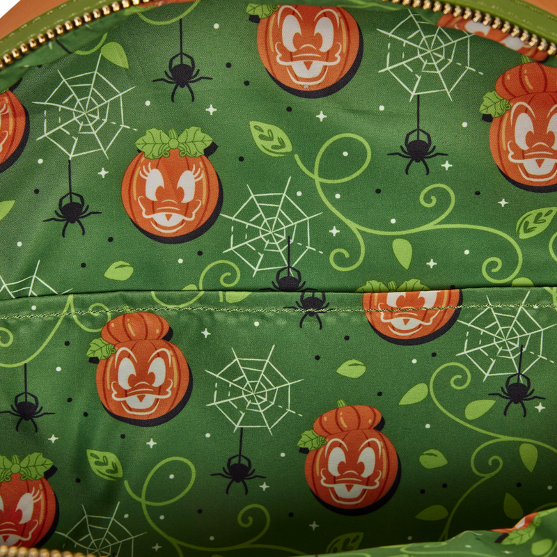 Loungefly Disney Donald & Daisy Jack-o'-Lantern Mini Backpack