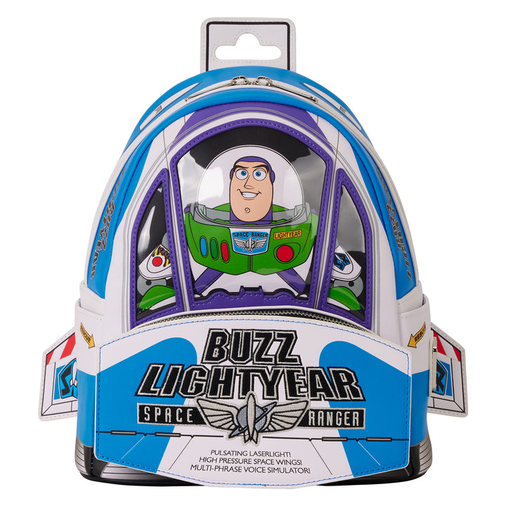 Loungefly Disney Pixar Toy Story 30th Anniversary Buzz Lightyear Glow in the Dark Mini Backpack