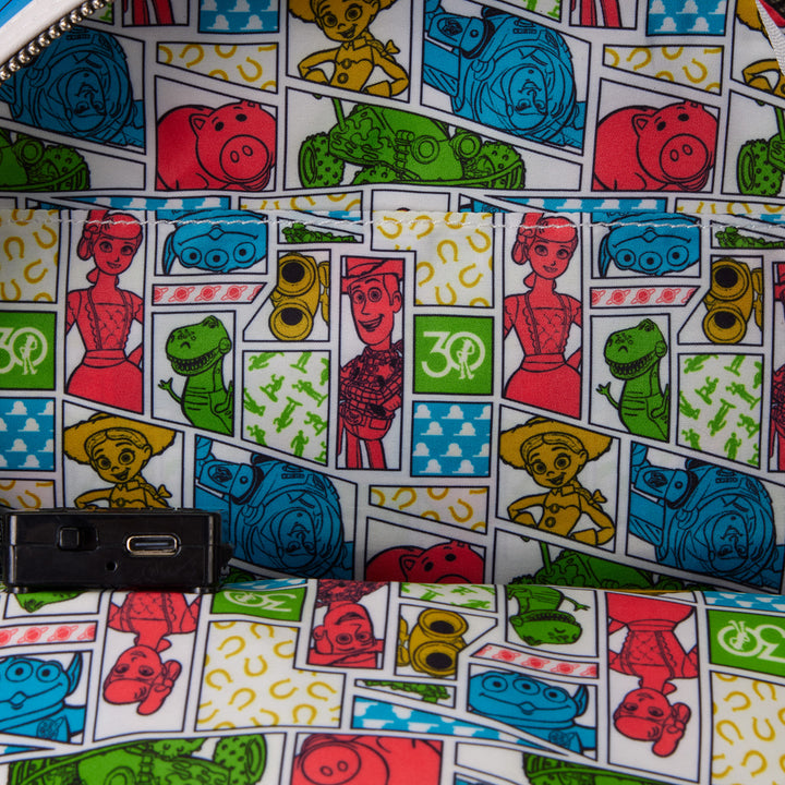 Loungefly Disney Pixar Toy Story 30th Anniversary Buzz Lightyear Glow in the Dark Mini Backpack