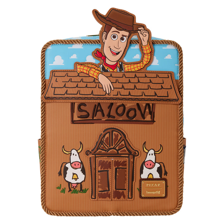 Loungefly Disney Pixar Toy Story 30th Anniversary Woody Saloon Mini Backpack