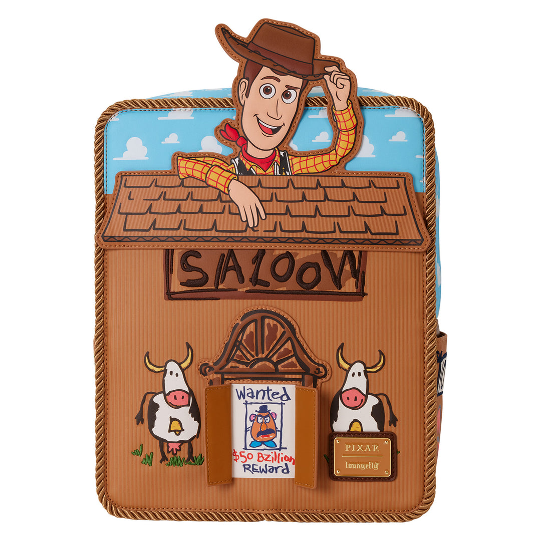 Loungefly Disney Pixar Toy Story 30th Anniversary Woody Saloon Mini Backpack