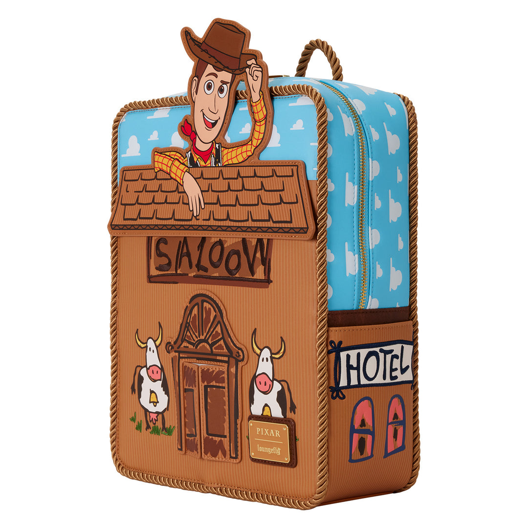 Loungefly Disney Pixar Toy Story 30th Anniversary Woody Saloon Mini Backpack