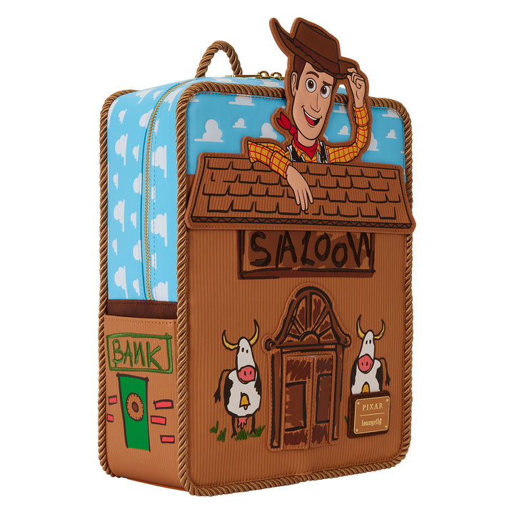 Loungefly Disney Pixar Toy Story 30th Anniversary Woody Saloon Mini Backpack