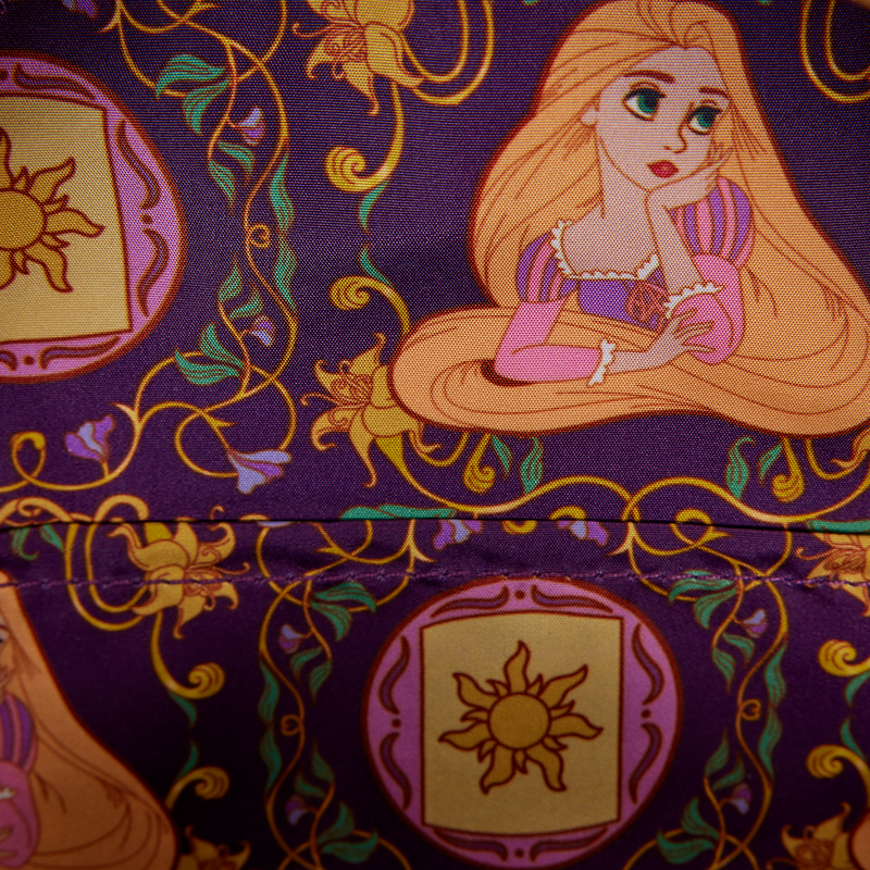Loungefly Disney Tangled Rapunzel Lanterns Quilted Mini Backpack