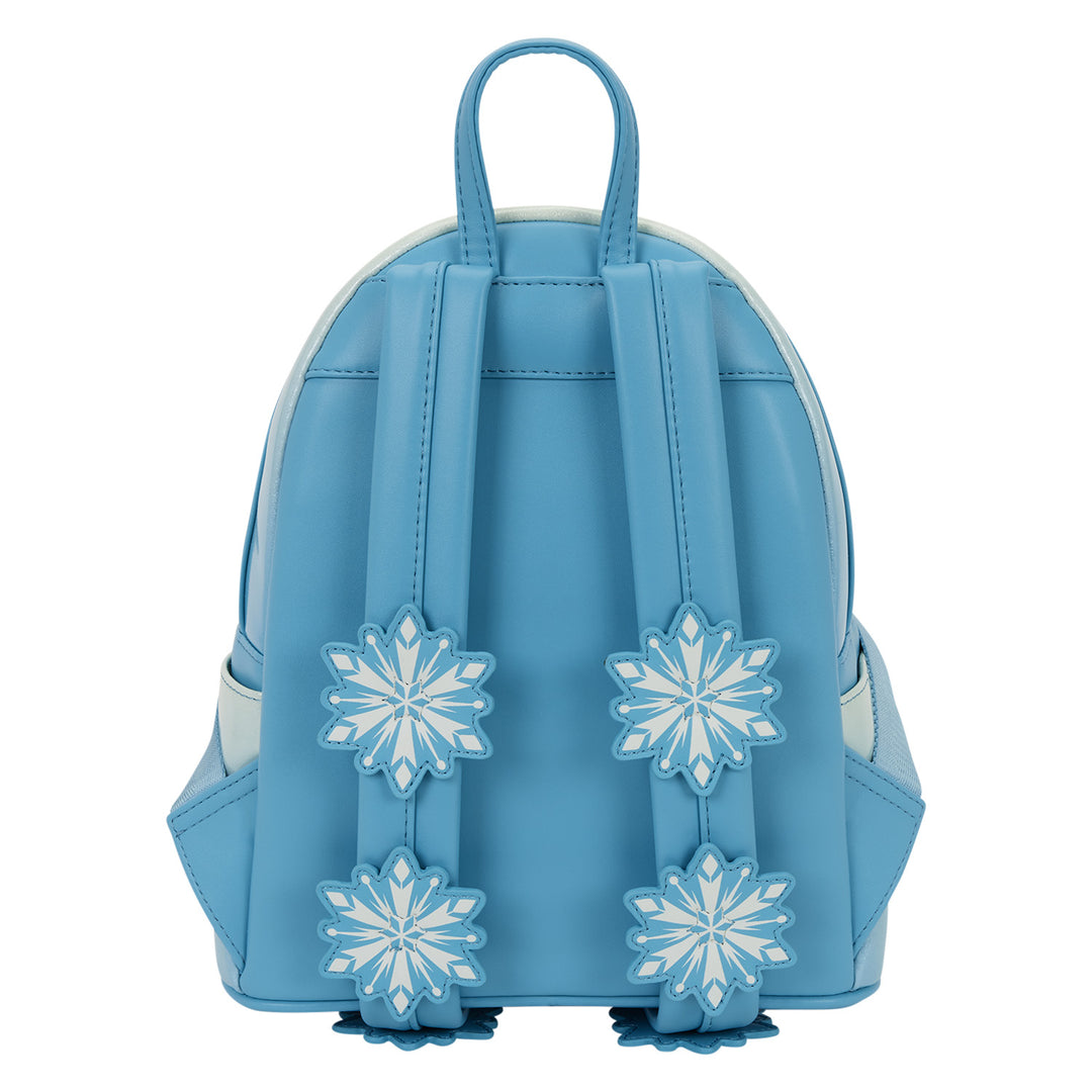 Loungefly Disney Frozen Princess Elsa Glitter Sequin Cosplay Mini Backpack