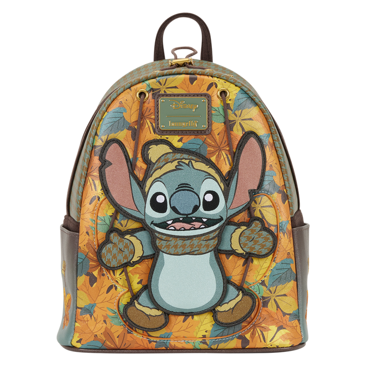 Loungefly Disney Lilo & Stitch Autumn Leaves Mini Backpack