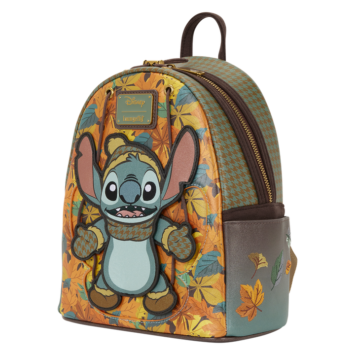 Loungefly Disney Lilo & Stitch Autumn Leaves Mini Backpack