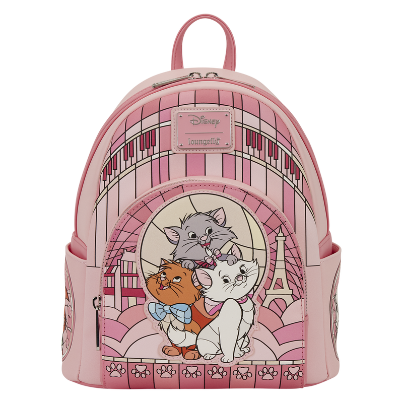 Loungefly Disney The Aristocats Stained Glass Mini Backpack