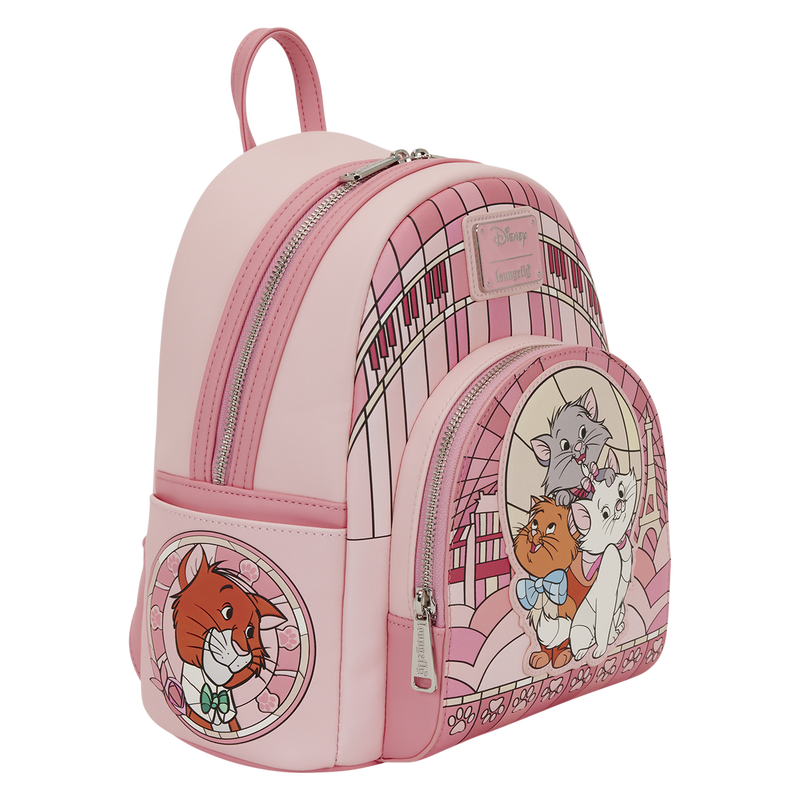 Loungefly Disney The Aristocats Stained Glass Mini Backpack