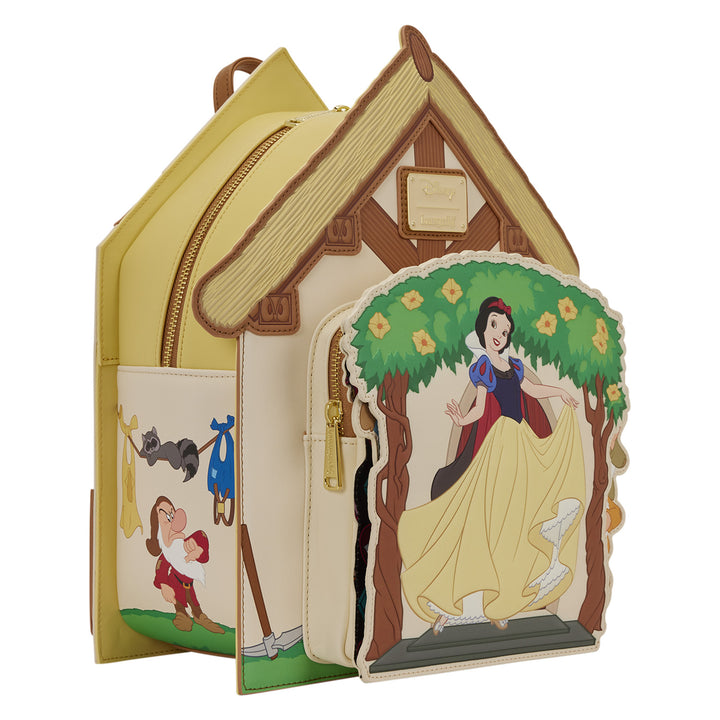 House-shaped product with Snow White illustration on a white background