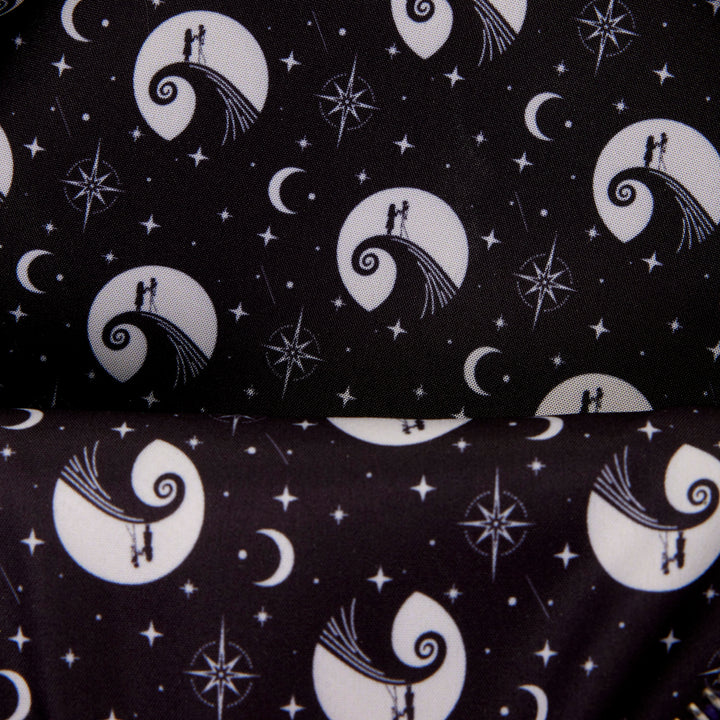 Loungefly Disney The Nightmare Before Christmas Jack Skellington & Sally Night Sky Mini Backpack
