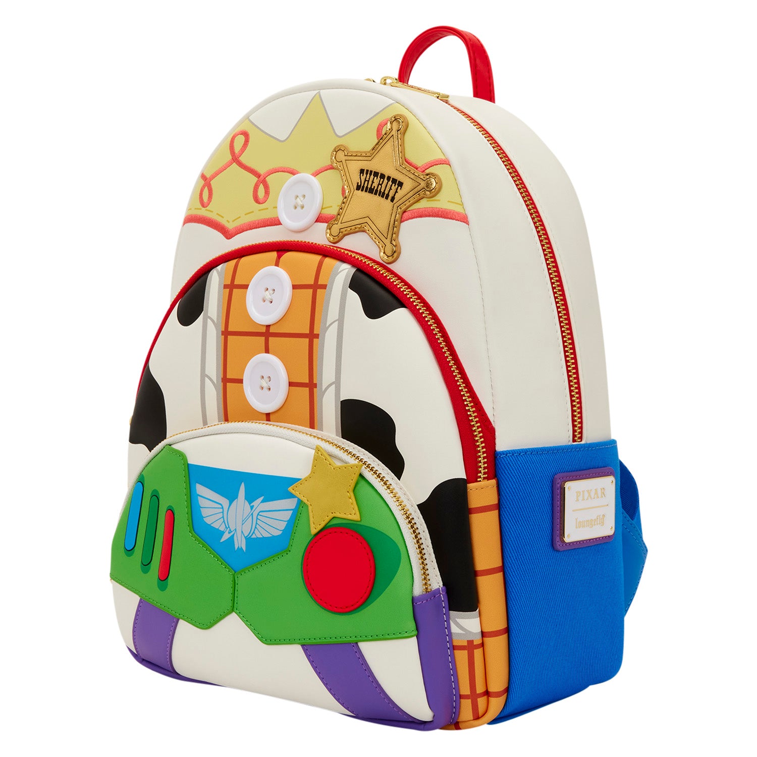 Loungefly Disney Pixar Toy Story 5 Triple Pocket Mid-Size Backpack