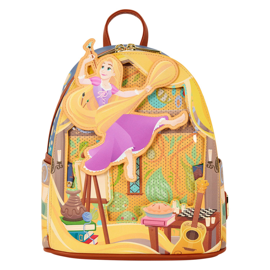 Loungefly Disney Tangled Rapunzel Painting Mini Backpack - Default Title