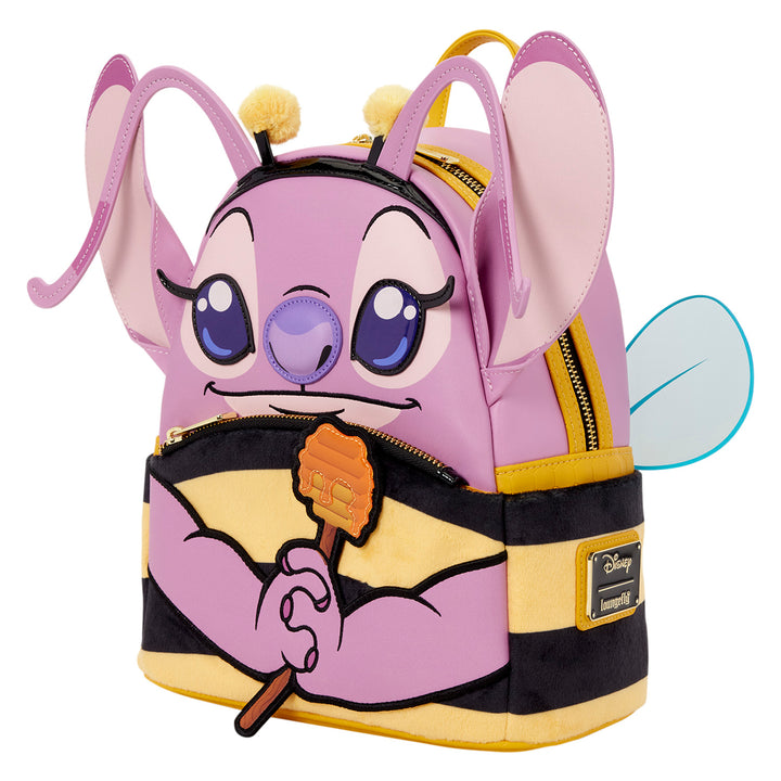 Loungefly Disney Lilo & Stitch Angel Bumblebee Costume Cosplay Mini Backpack