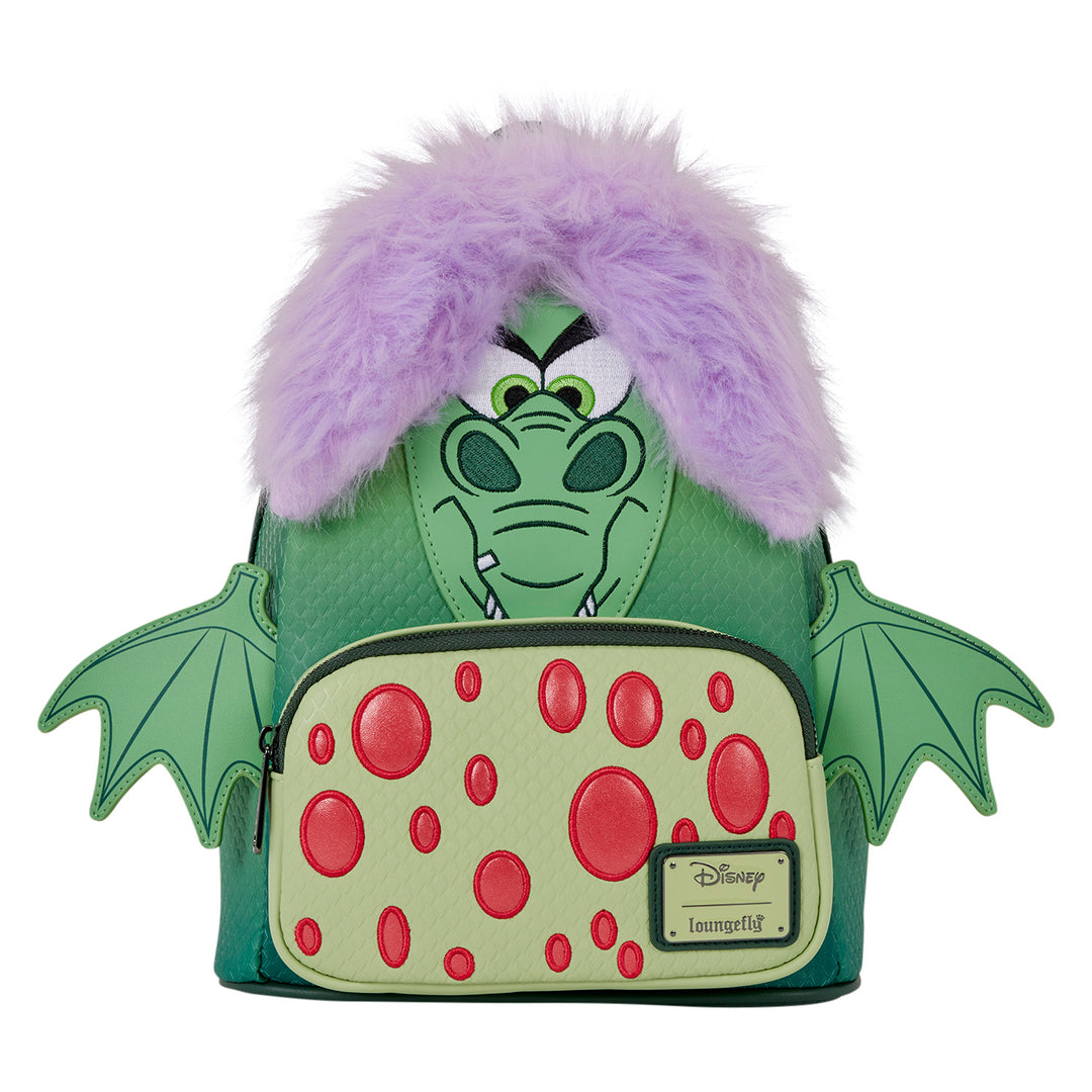 Loungefly Disney Villains Madam Mim Dragon Sequin Cosplay Mini Backpack