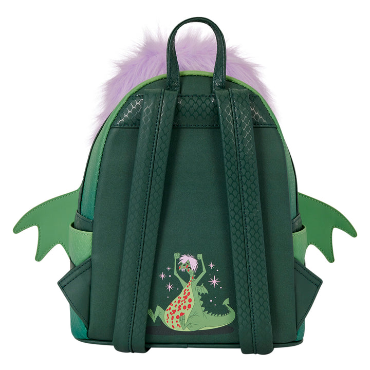 Loungefly Disney Villains Madam Mim Dragon Sequin Cosplay Mini Backpack