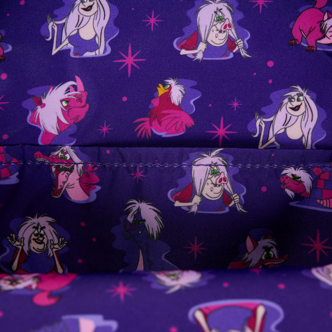 Loungefly Disney Villains Madam Mim Dragon Sequin Cosplay Mini Backpack
