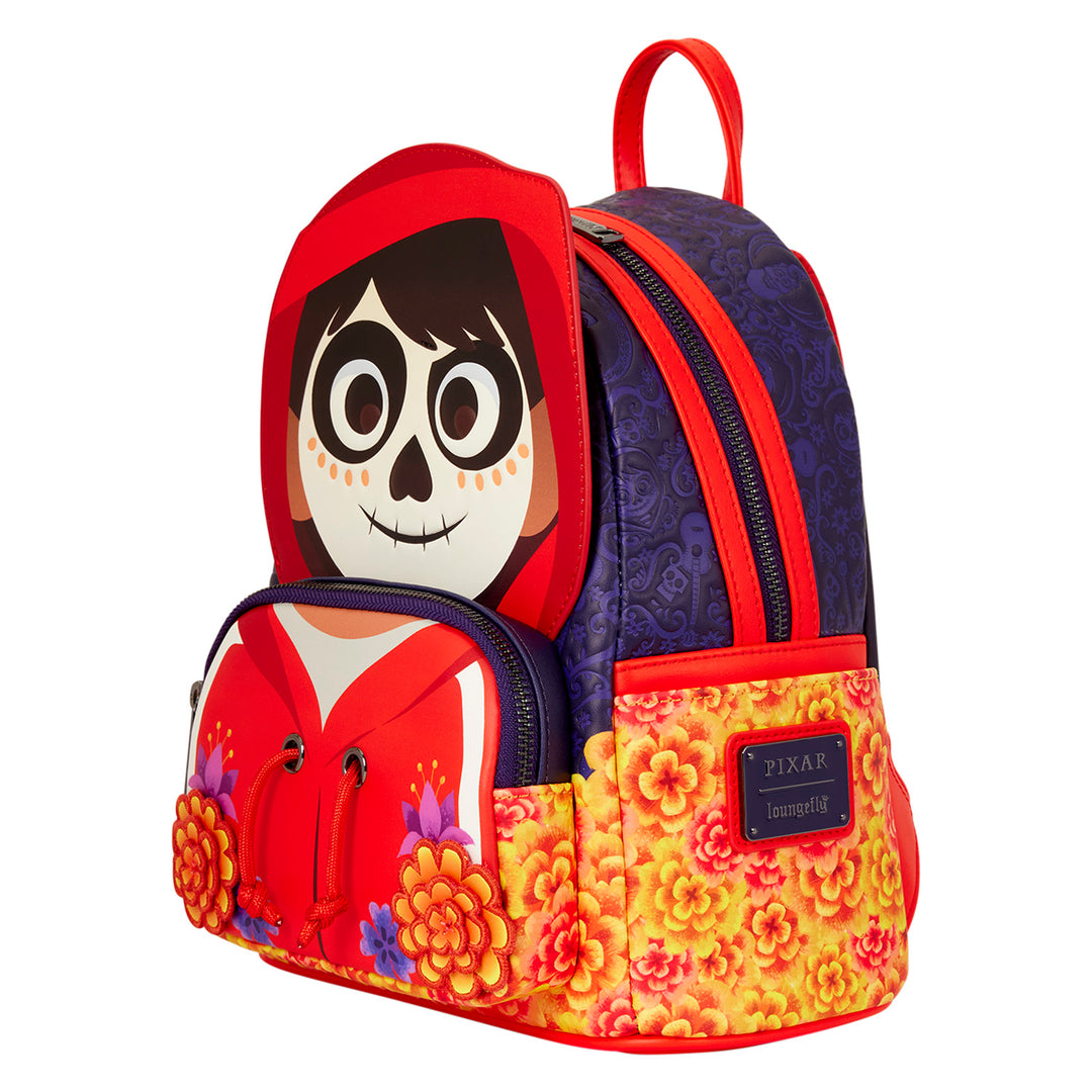 Loungefly Disney Pixar Coco Miguel Día de los Muertos Glow Cosplay Mini Backpack