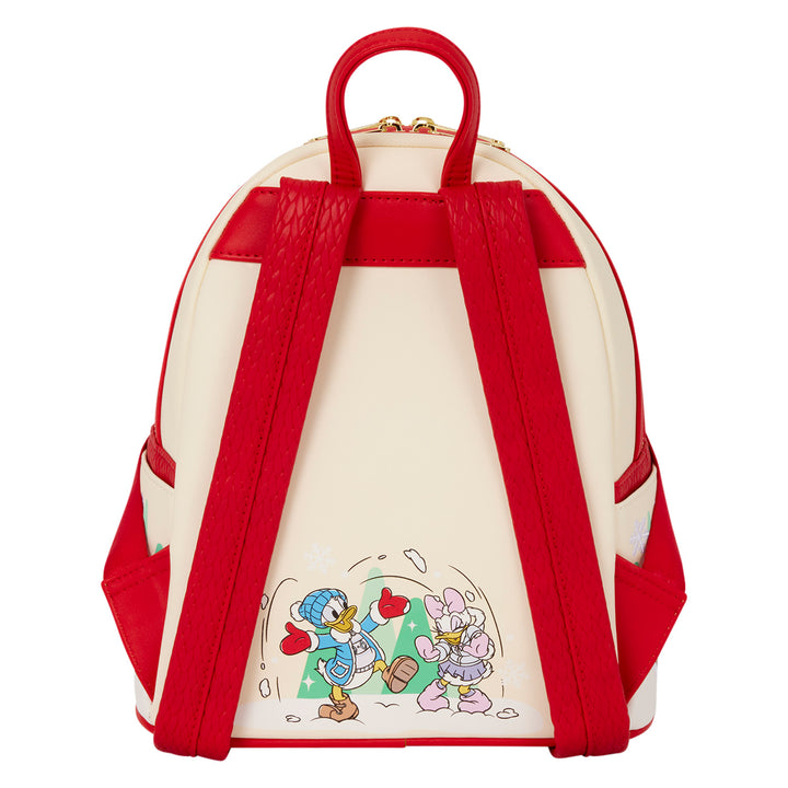Loungefly Disney Mickey & Friends Ice Skating Mini Backpack with Headband Holder