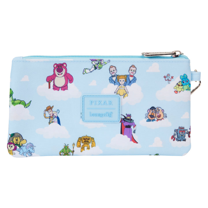 Loungefly Disney Pixar Toy Story Movie AOP Collab Nylon Wristlet Wallet