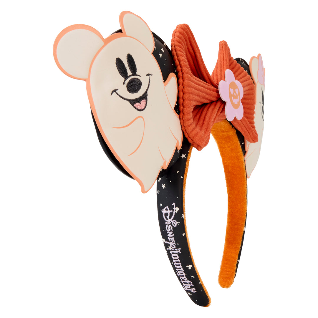 Loungefly Disney Mickey & Minnie Ghost Glow in the Dark Halloween Ears Headband