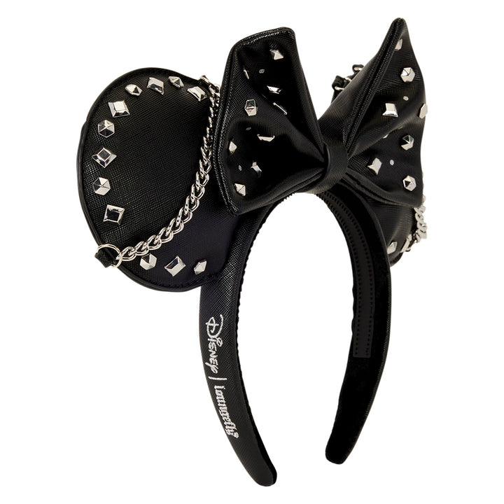 Loungefly Disney Minnie Mouse Studs & Chains Ear Headband