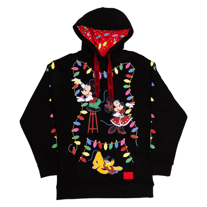 Loungefly Disney Mickey & Friends Light-up Decorations Glow in the Dark Hoodie