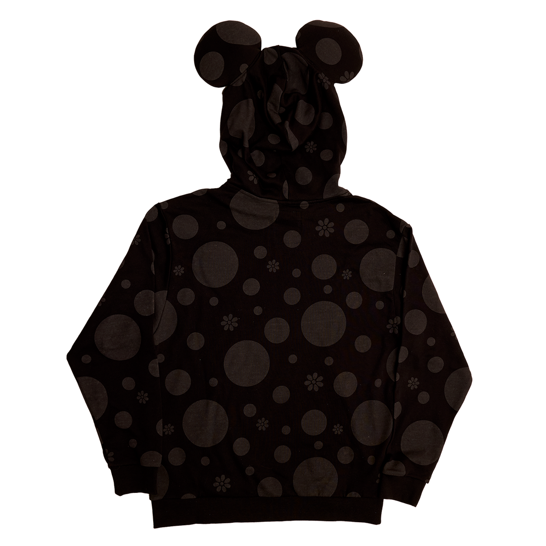 Loungefly Disney Minnie Rock the Dots Floral Hoodie