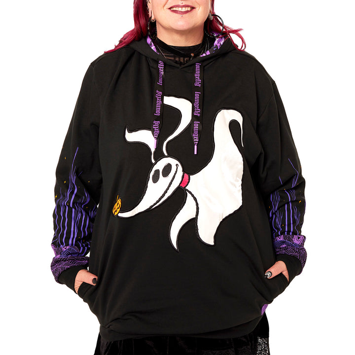 Loungefly Disney The Nightmare Before Christmas Zero Hearts Hoodie