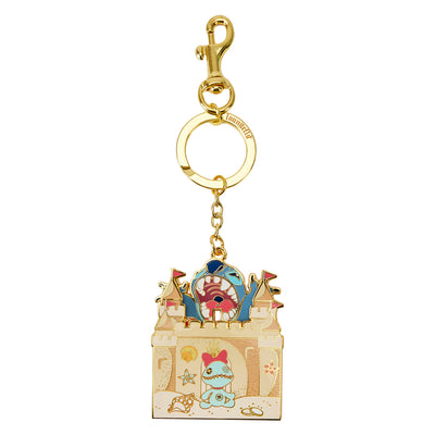Disney Lilo & Stitch Sandcastle Beach Surprise Keychain