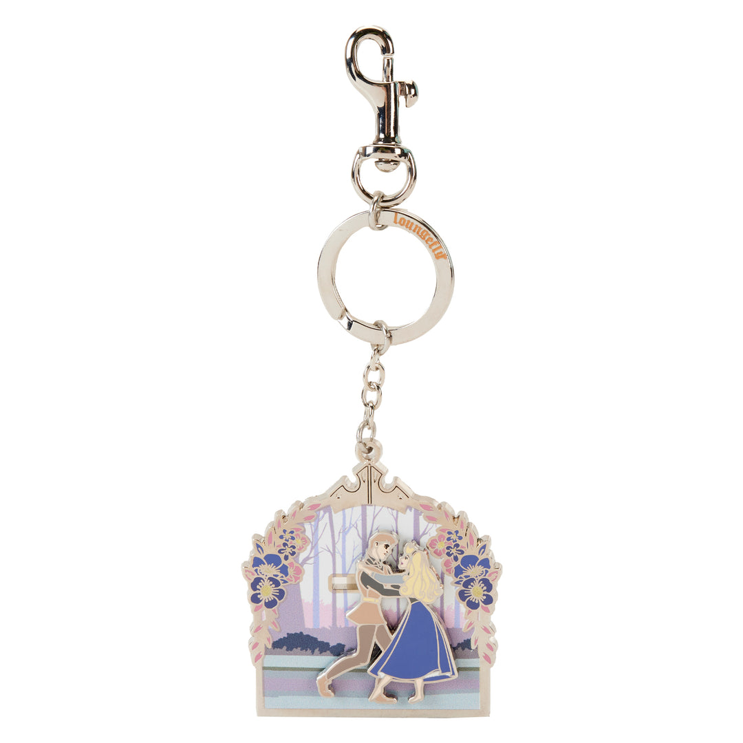 Loungefly Disney Sleeping Beauty 65th Anniversary Sliding Enamel Keychain