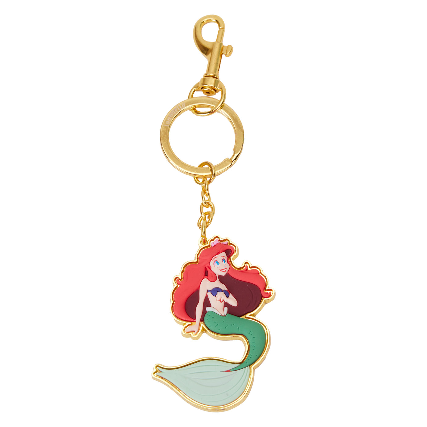 Loungefly Disney The Little Mermaid 35th Anniversary Ariel Silicone Keychain