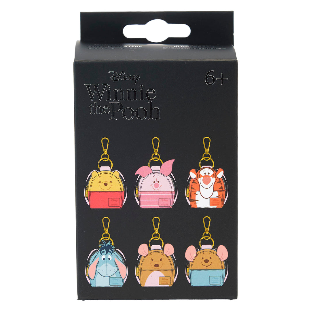 Loungefly Disney Winnie the Pooh Mystery Box Mini Backpack Bag Charm Keychain