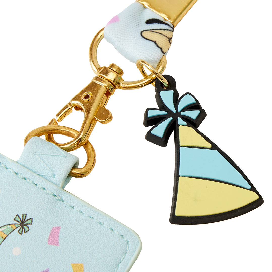 Disney Mickey & Friends Birthday Celebration Lanyard W/Cardholder